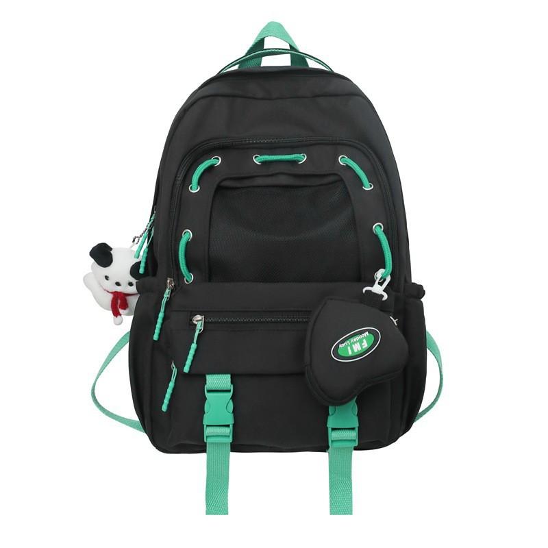 2024 New Cross-border Forest Backpack Large Capacity Schoolbag Computer Bag Simple Travel Girls