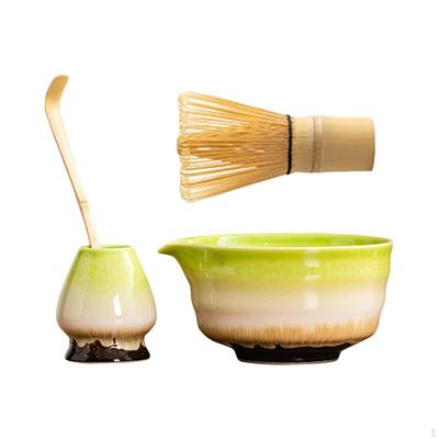 Oda için Dökme Ağızlı Japon Matcha Seti El Yapımı Tören Çay Kasesi