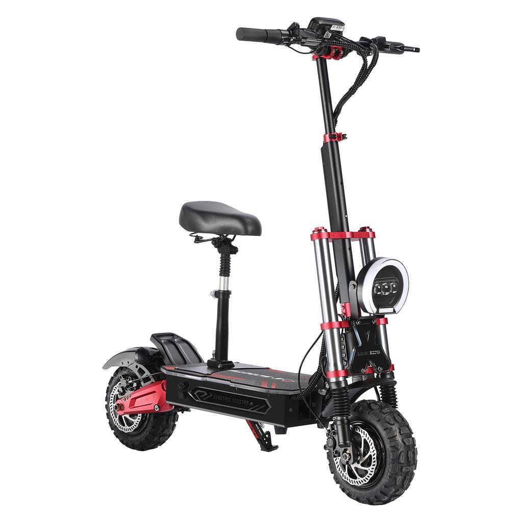 BOYUEDA S5-11 Electric Scooter 6000W Dual Motor NFC Activated App Control 60V38AH Battery Silent Tires for Urban Commuting