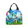 Mario Portable Bento Bag Lunch Box Bag Student Children'S Meal Bag Lunch Box Bag Bento Bag Aluminum Foil Lunch Bag Thermal Insulation