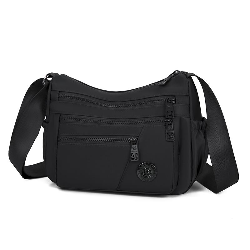 Waterproof Nylon Multi-layer Ladies Crossbody Bag Casual Shoulder Bag for Middle-aged and Elderly Women Large Capacity Bag