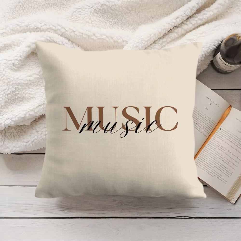 Simplicity Pattern Love Cushion Cover Silky Short Plush Invisible Zipper Dustproof Sofa Pillow Case For Home Decor