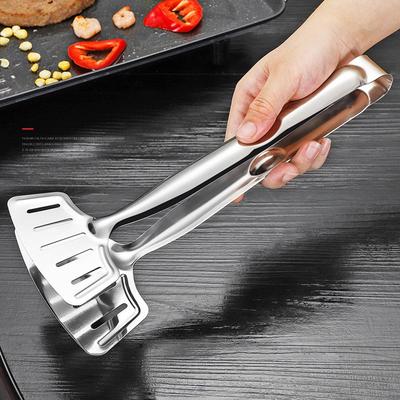 Nerezová pečená ryba Bbq Tong Chléb Maso Klip Kuchyňské nářadí Grilování Grilovaný steak Svorka Smažení Špachtle Smažená lopatka