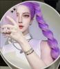 Kpop Huntrix Rumi Cosplay Wig Halloween Party Demon Accessory Hunters costumes props carnival fancy dress up
