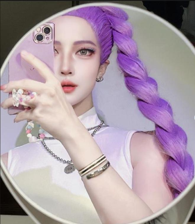 Kpop Huntrix Rumi Cosplay Wig Halloween Party Demon Accessory Hunters costumes props carnival fancy dress up