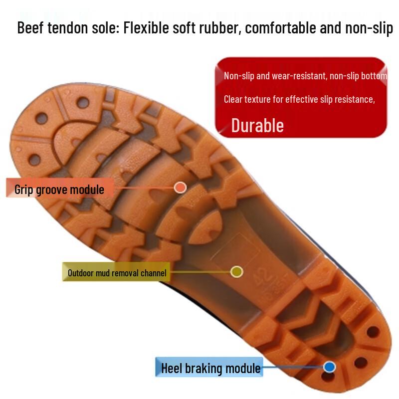 Ximengyuan Hohe Arbeits-Regenstiefel