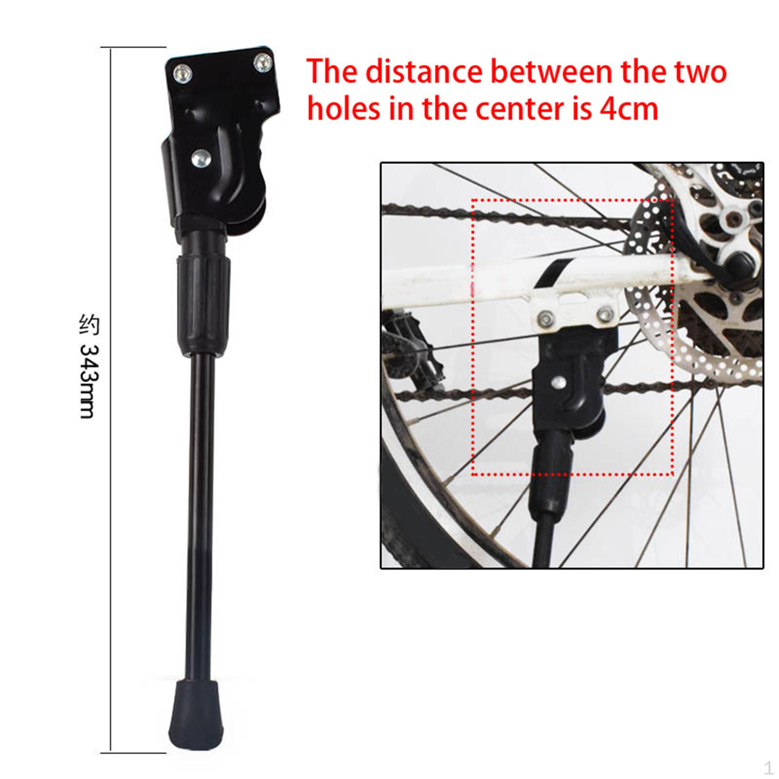 Bicycle Kickstand Parking Foot Rear Stand for Mountain Road Bikes Not Adjustable
