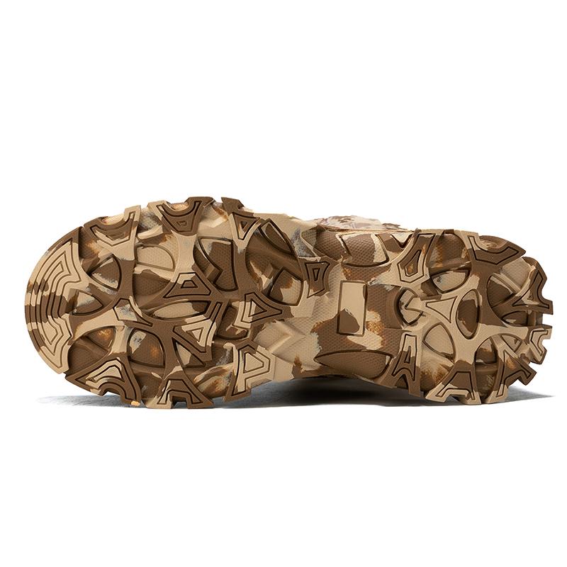 Man Training Boots Camouflage Non Slip High Tops Platform Climbing Shoes Male Hiking Shoes