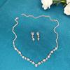 Elegant Bridal Necklace and Earring Set: Fashionable and Versatile Jewelry