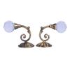 2x Metal Crystal Glass Curtain Holdback Wall Window Drapery Tieback Hooks Hanger Holder 4Colors