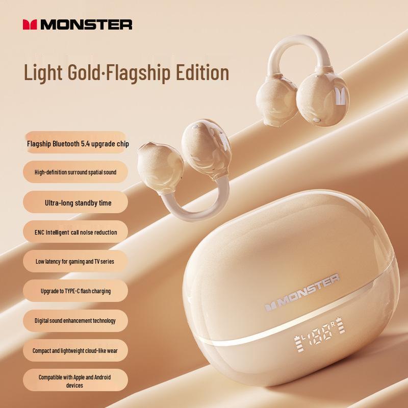 MONST M100 Kabellose TWS Bluetooth-Kopfhörer - Hochwertige Geräuschunterdrückende Sport-In-Ear-Kopfhörer