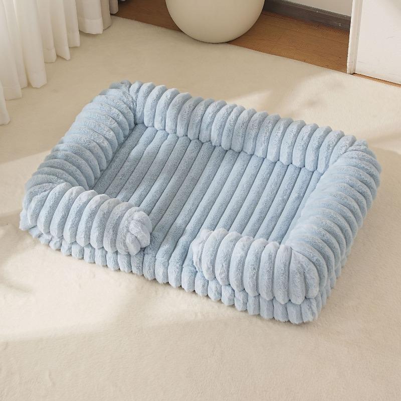 New Large Dog Bed - Winter Warm Pet Mat with Thick Padding Waterproof Dog Cat Bed for Big Breeds Durable Washable Pet Cushion