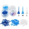 40/120Pcs/Box S/M/L Dental Tulwar Wedges Refill Wedge For Sectional Matrix System Disposable Plastic Wedges With Hole