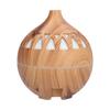 180ml Hollow Humidifier USB Powered Wood Grain Aroma Air Humidifier Night Light Humidifier