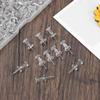 100 Pcs Durable Board Thumb Tacks Plastic Drawing Pins Clear Push Pins Push Pins Stationery Supplies