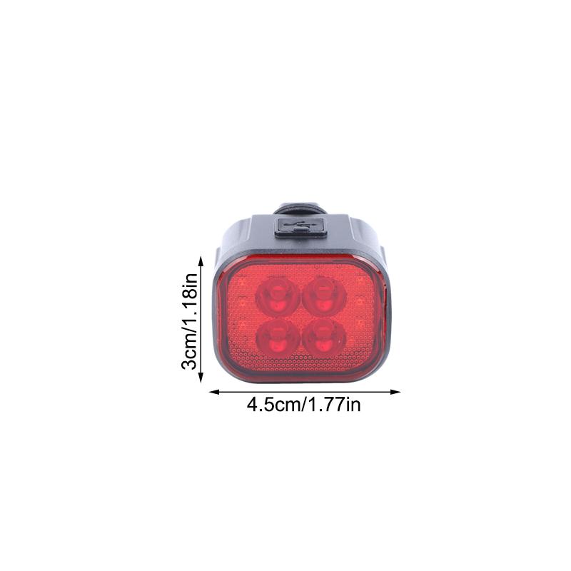 Powerful 400 Lumen Bike Headlight Type-C Charging Waterproof LED Front Lamp for Road and Trail Cycling