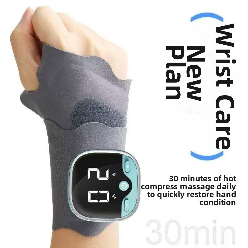 9 Intensitätsstufen Handgelenkmassagegerät 5 Massage-Modi Heizwickel-Pad Handgelenk Hand Massager Büro