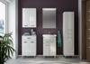 Bathroom cabinet 50x85cm standing on legs, white gloss Mea