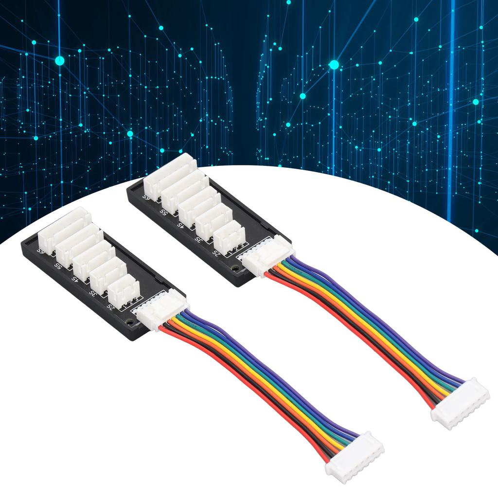 2PCS Balance Charging Board Plastic 2S?6S Balance Charge Adapter Converter for B6 B6AC A6 Smart Balance Charger