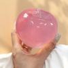 Pelota Antiestrés de Manzana de Cristal, Piel Suave Ultra Fina, Textura Lisa, Juguete de Escritorio para Relajación en la Oficina y Juego Sensorial