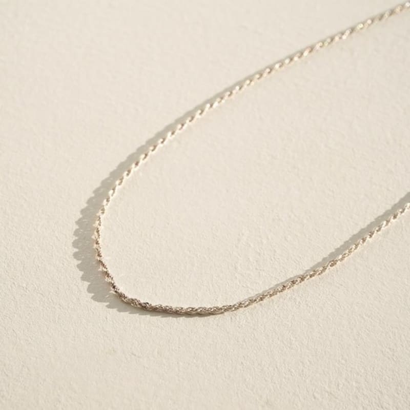 YEONSEUNG Twist Chain Necklace