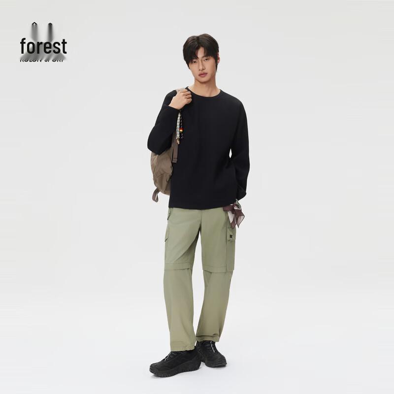 KOLON SPORT Unisex Waffle Knit Quick-Dry Crewneck Top
