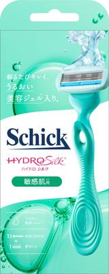 Schick Hydrosilk Holder for Sensitive Skin Blade 1 Replacement Razor (with + Blade) Women's