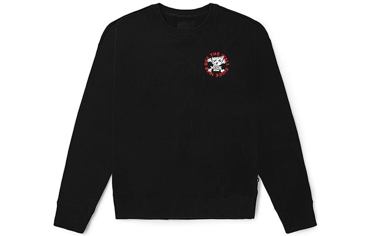 Vans Sweatshirts Unisex Black Crew Neck Moderate Regular VN0A54JIBLK XS