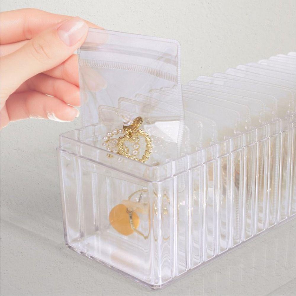 Transparent Acrylic Jewelry Box Keep Neat Jewelry Storage Case Clear Jewelry Organizer Earrings