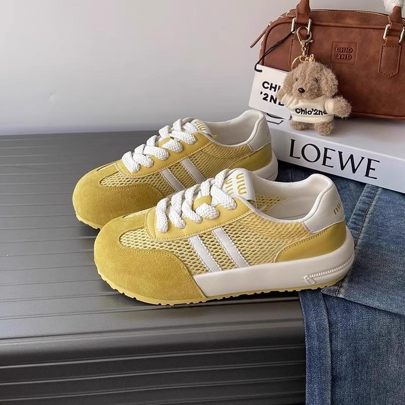 

Fashion 2024 Spring Autumn Children s Shoes Candy Colored Children s De Training Shoes Men Women s Vintage Velvet Casual Student Board 35 жёлтый