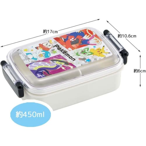 Skater Bento Box 450ml Pokemon 23N Antibakteriell für Kinder Made in Japan RBF3ANAG-A