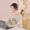 Jiyikawa Memory Cotton U-Shaped Pillow Small Hachi Usaki Office Classroom Nap Pillow Car Neck Pillow