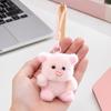 Yousheng Cute Pig Plush Keychain, Small Stuffed Animal Elephant Pendant for Bag Backpack Purse, Kawaii Cartoon Key Ring Charm, Gift for Girls Women
