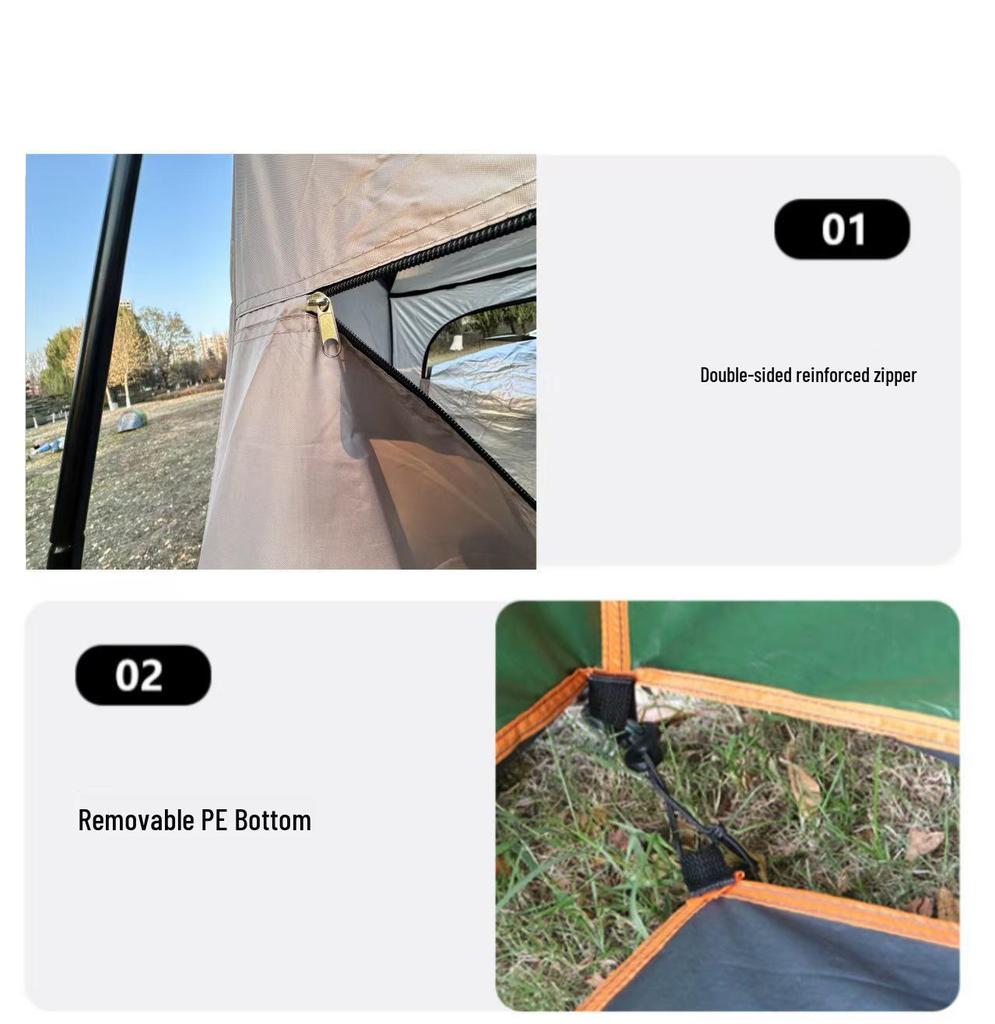 Tenda da Doccia e Spogliatoio Impermeabile da Esterno per Campeggio e Spiaggia