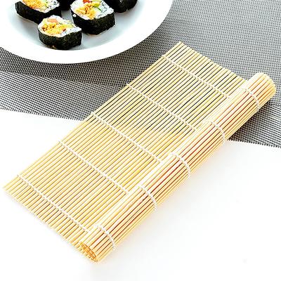 24X24Cm Sushi Bambus Rollmatten Onigiri Reis Werkzeuge Antihaft-Diy Sushi Matte Bambus Japanische Küche Zubehör