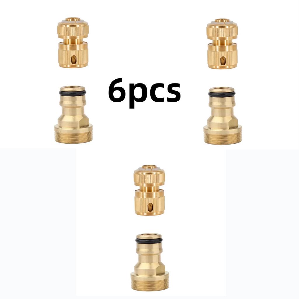Household Universal Faucet Adapter Brass Faucet Connector Mixer Hose Adapter Basin Accessories Car Wash Watering Garden Tools