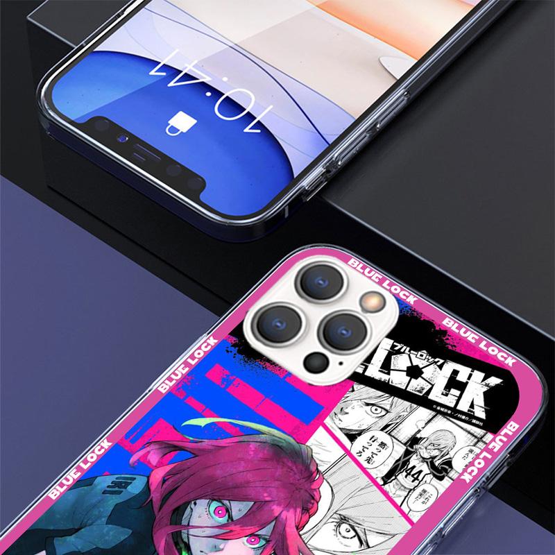 Anime Blue Lock Phone Case For iPhone 17 Air 16 Pro Max 16E 15 + 14 Plus 11 12 13 Mini 7 8 SE Gift Print Cover Fundas 17 Air 16