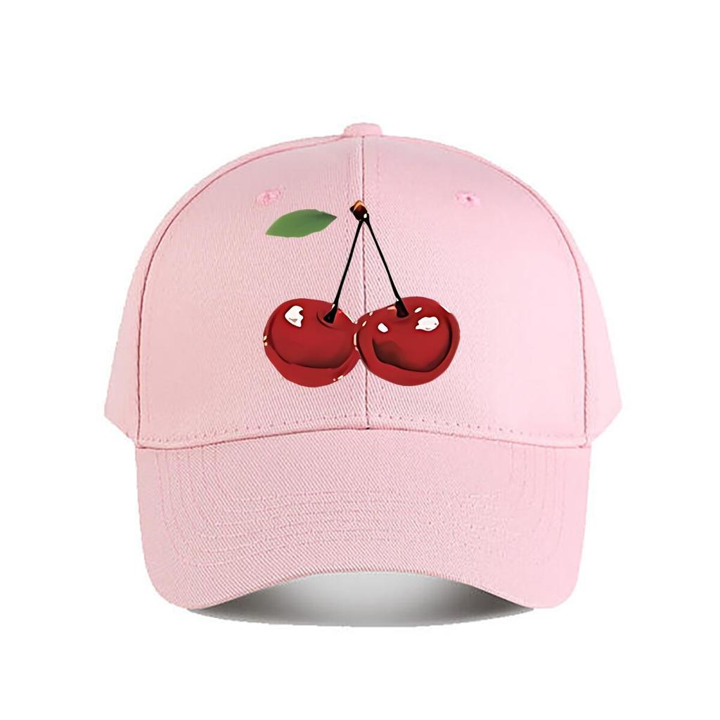 Shiny Resin Cherry Home Decor Baseball Cap Fashion Unisex Sunhat Womens Outdoor Sports Snapback Cap