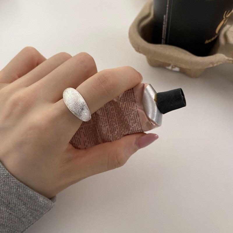 High-End Adjustable Matte Brushed Ring for Women - Stylish, Personalized, Creative Index Finger Ring