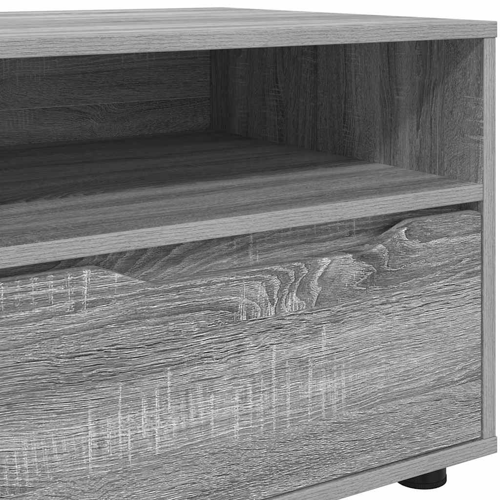 TV Stand Grey Sonoma 100 x 48 x 43 cm Particleboard