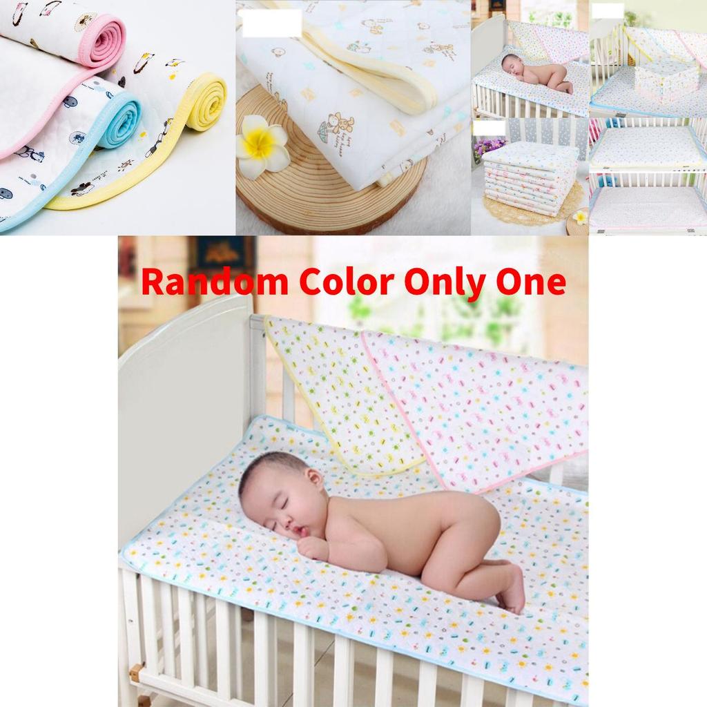 Childrens Underpad With Cotton Absorbent Bed Protector For Baby And Toddler Bed Safety