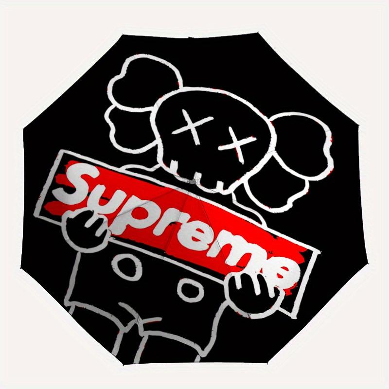 

1pcSupreme Kaws Automatic Open/Close Umbrella, Portable 3-Fold Compact Umbrella for Men & Women, Perfect Gift for Birthday, Christmas a0813120