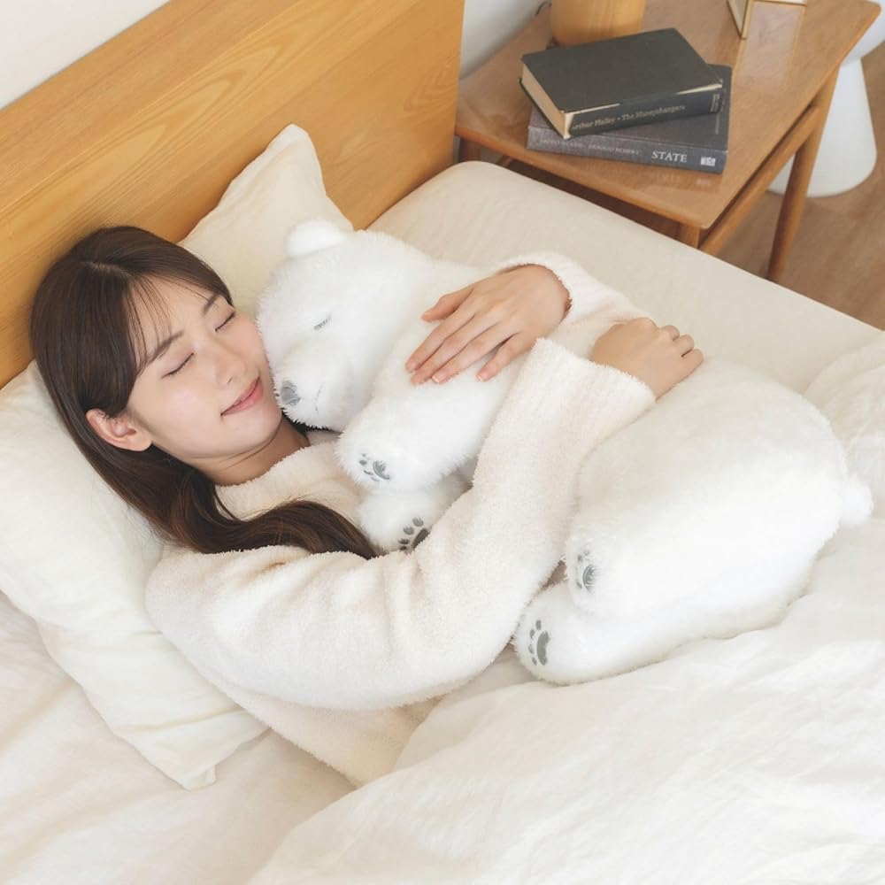 Ribuheart Soine Bear Hugging Pillow 55cm Cute Plush Toy Decorative Cushion