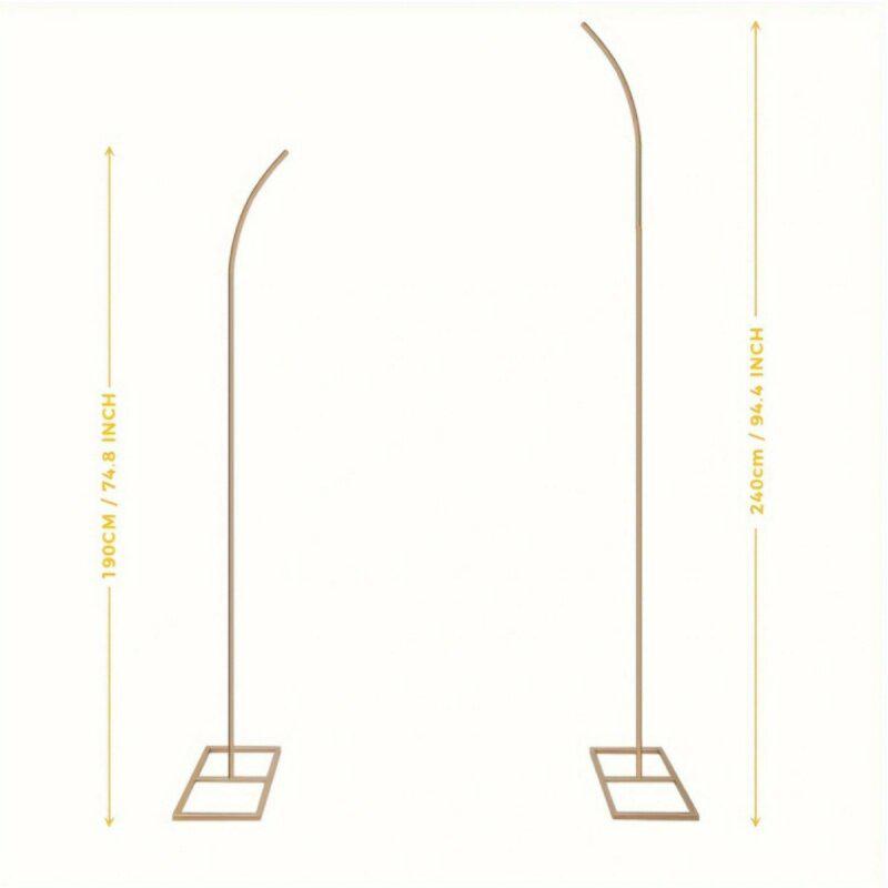 Rund bågställning i smidesjärn för bröllops- och festballonger