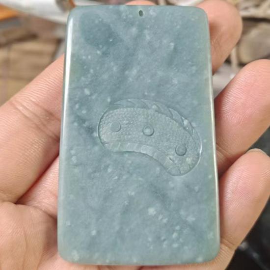 Yulongguan Jade Pendant: Natural Carved Jade for Men and Women