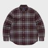 ThIs Is Never That Flannel Check Shirt Burgundy