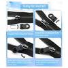 Zips Slider Replacement Zips Repair Set Removable Zips Zippers Pull Fixer Zips Zippers Repair Kits for Jackets Suitcase