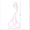 Women Eyebrow Trimmer Comb Eyelash Hair Scissors Cutter Tool