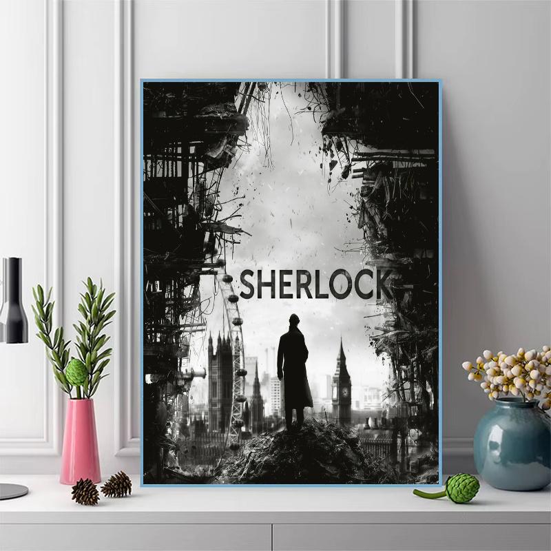 Sherlock 100% Round Full Drill 5D DIY Diamond Painting Embroidery Cross Stitch Rhinestone Décor
