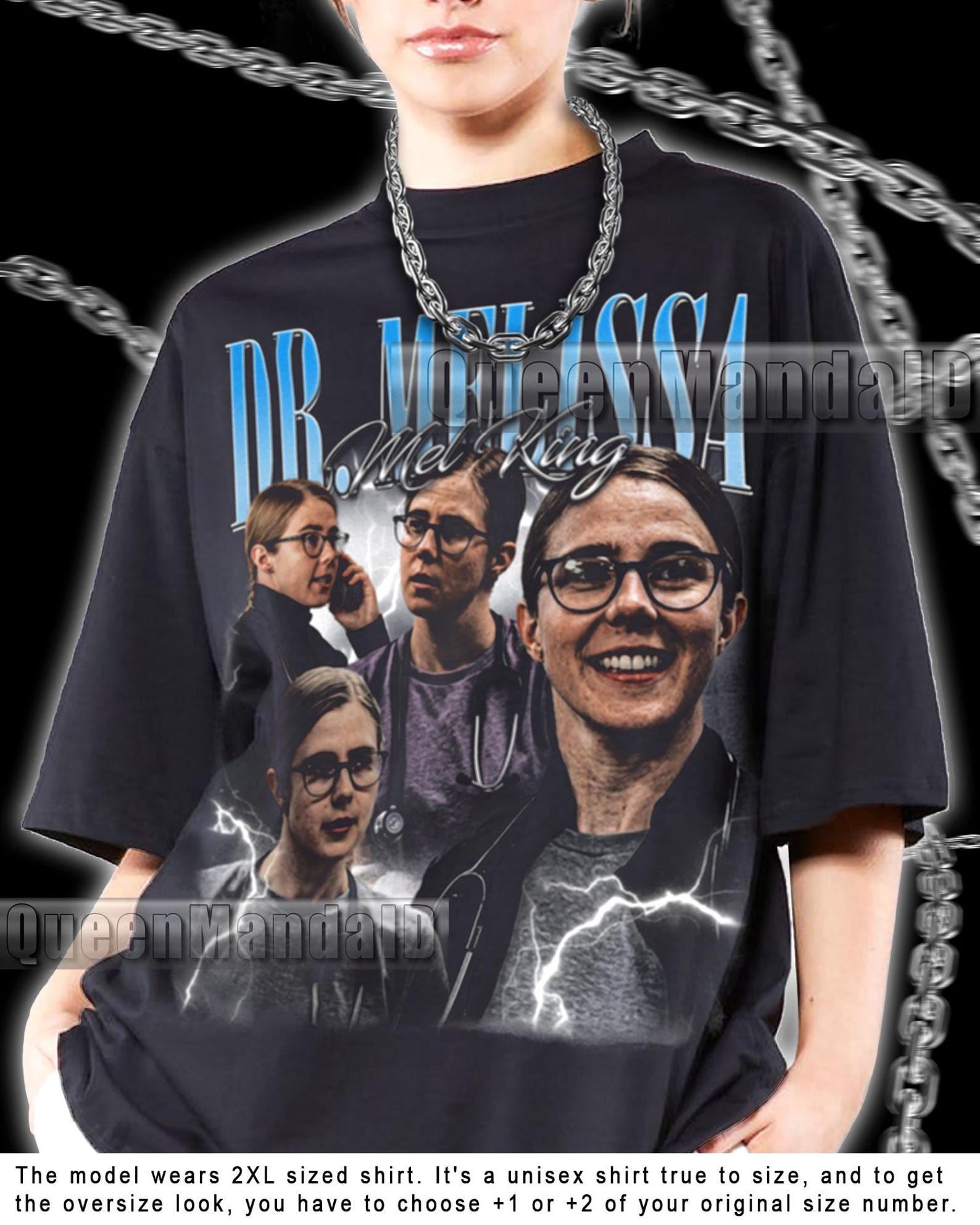 Dr. Melissa Mel King Shirt Vintage 90s T-Shirt, Retro Fan Gift Tee KUS85 4XL